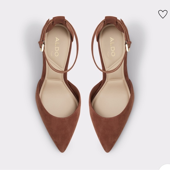 Aldo Millgate Strappy Block Heel in Dark Brown - Picture 2 of 4